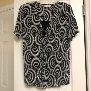 Women’s blouse black/white